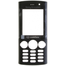 Sony Ericsson V640i Frontcover Zwart met Vodafone Logo