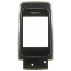 Nokia 6136 Frontcover Binnenzijde Upper Assy Zwart Puma incl. Hinge