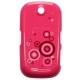 Samsung GT-S3650 Corby Accudeksel Pink Cirkels