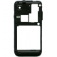 Samsung GT-i9000 Galaxy S Middelcover Metallic Zwart