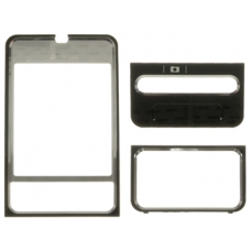 Nokia 3250 Frontcover Set Zilver (3-delig)