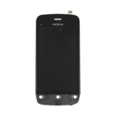 Nokia C5-03/ C5-06 Frontcover met Touch Unit Grijs