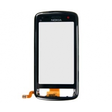 Nokia C6-01 Frontcover met Touch Unit Zwart