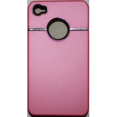 Hard Case Electro Stijl Zalm Roze voor Apple iPhone 4