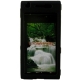 Hard Case Rubber Zwart voor Sony Ericsson Satio (Idou)/U1
