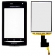 Sony Ericsson Xperia X8 Frontcover Zwart incl. Touch Unit
