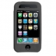 Silicon Case Zwart met Display Folie voor Apple iPhone 3G/ 3GS