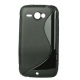 TPU Silicon Case S-Line Zwart voor HTC Chacha
