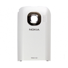 Nokia C2-02 Accudeksel Goud/ Wit
