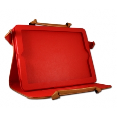 Lederen Tas Briefcase Style met Stand Bruin for iPad2/ iPad3/ iPad4