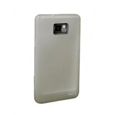 Silicon Case Xtremethin Mat Grijs (0.3mm) voor Samsung i9100 Galaxy II