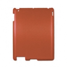 Hard Case Carbon Fiber Bruin voor Apple iPad2/ iPad3