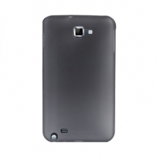 TPU Silicon Case Xtremethin Mat Zwart (0.3mm) voor Samsung N7000 Galaxy Note