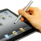 Metal Soft Touch Stylus Pen (Potlood Vorm) Zilver voor Capacitieve Touch Screen
