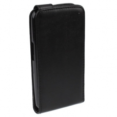 Leder Beschermtasje Magnetic Flip Zwart voor Samsung i9250 Galaxy Nexus