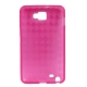 TPU Case Kubus Patroon Pink voor Samsung N7000 Galaxy Note