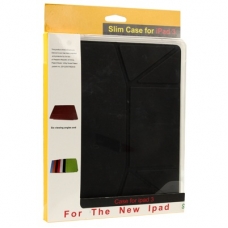 Vouwbare Ultra Thin Smart Cover Zwart voor Apple iPad2/ iPad3 