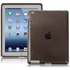 TPU Silicon Case Druppel Design Grijs voor Apple iPad3