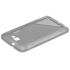 TPU Case S-Line Grijs voor Samsung N7000 Galaxy Note