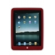 Silicon Case Donker Rood voor Apple iPad
